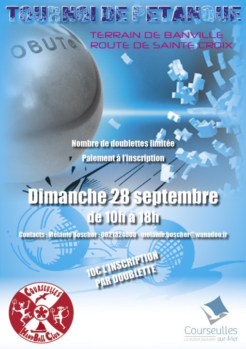 AFFICHE pétanque 2014