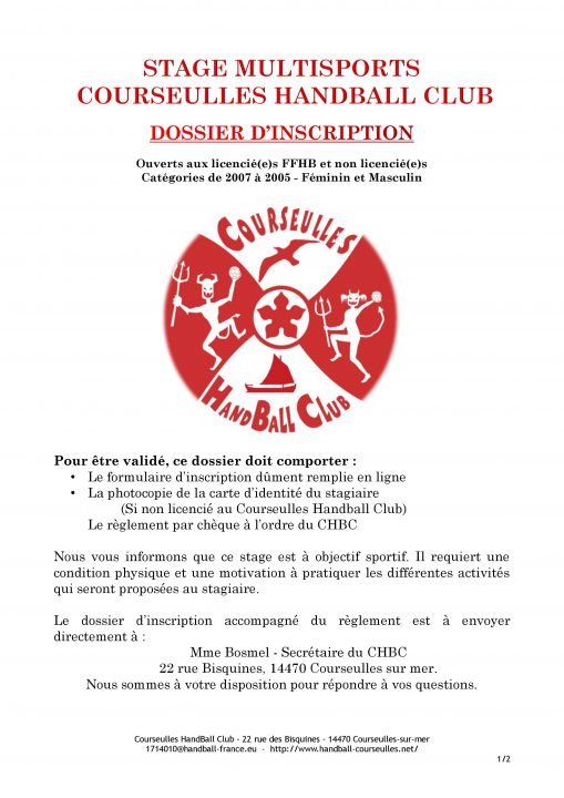 INFORMATIONS GENERALES