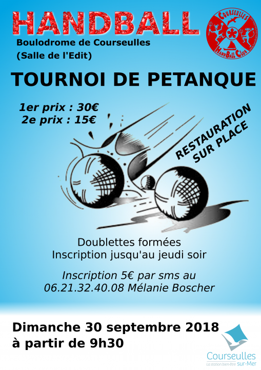 Tournoi de Pétanque 30 septembre